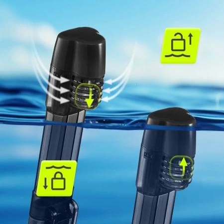 TSUNAMI teljes arcú búvármaszk, L/XL