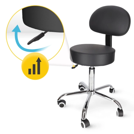 PURE+ háttámlás forgószék