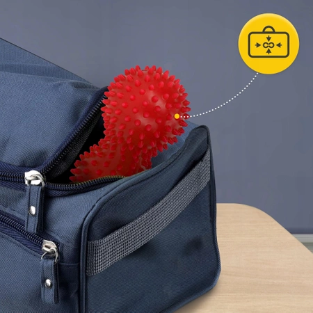 Dupla masszázslabda, piros