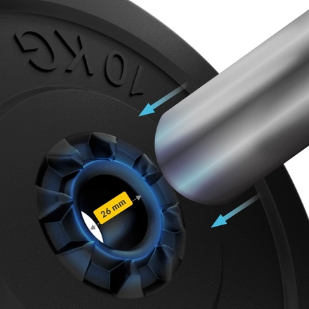 Bitumenes súlytárcsa 2 x 10 kg