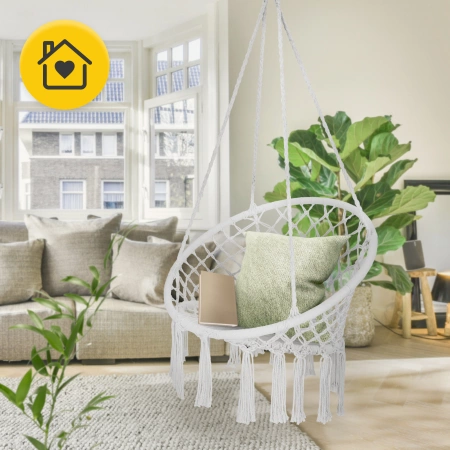 BOHO kerti hinta, szürke