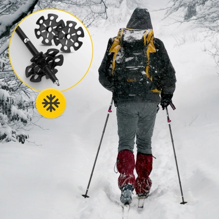 Mountain Goat PRO+ nordic walking túrabot, rózsaszín