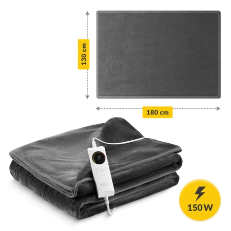 Elektromos fűtőtakaró, 180 × 130 cm