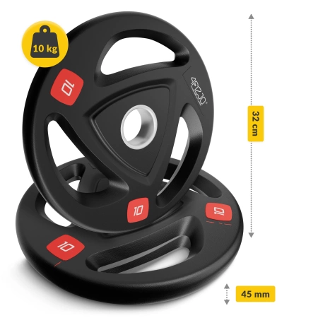 Olimpiai súlytárcsa, 2 x 10 kg