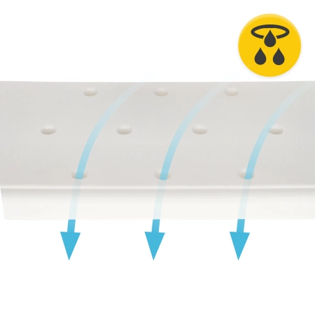 Mélyített fürdőkád pad