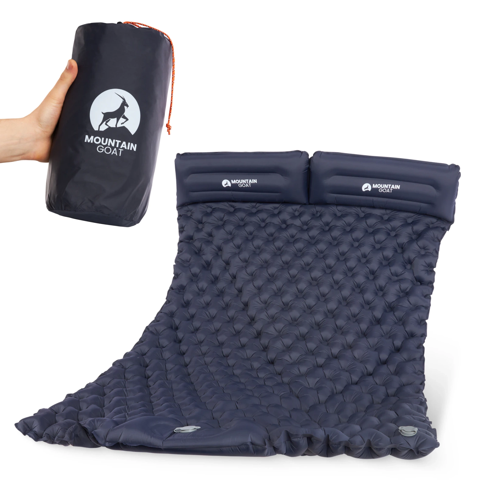 materac dmuchany dwuosobowy samopompujący 