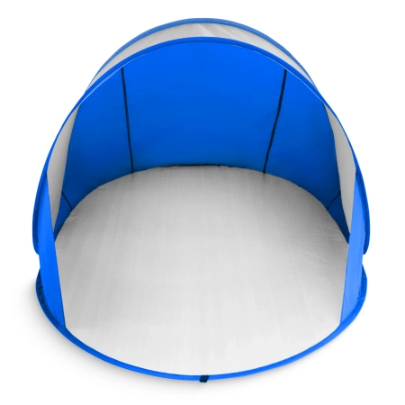 Önfelállító strandsátor, kék-szürke