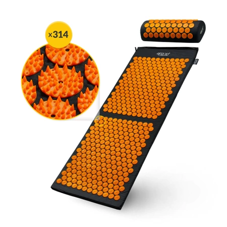 Nagy akupresszúrás szőnyeg párnával, XL, kék