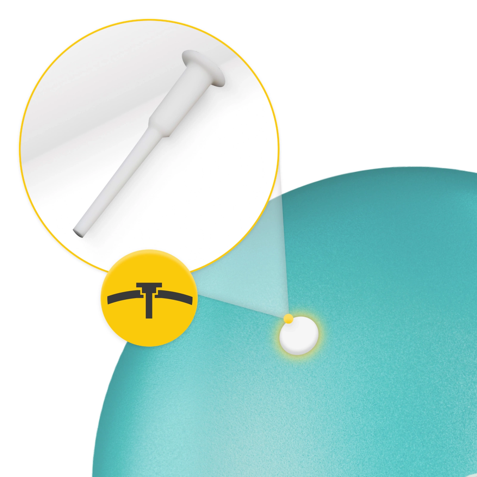 pilka gimnastyczna dmuchana do rehabilitacji 