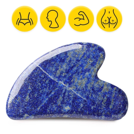 Klasszikus Gua Sha kő természetes lazuritból