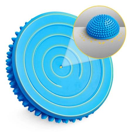 Egyensúlyozó félgömb, 2 db, kék