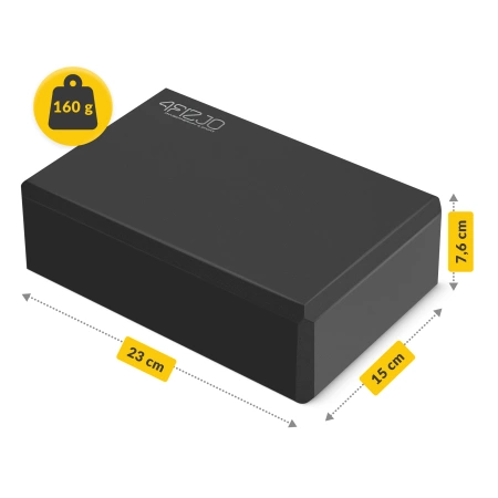 Habszivacs jógatégla, fekete