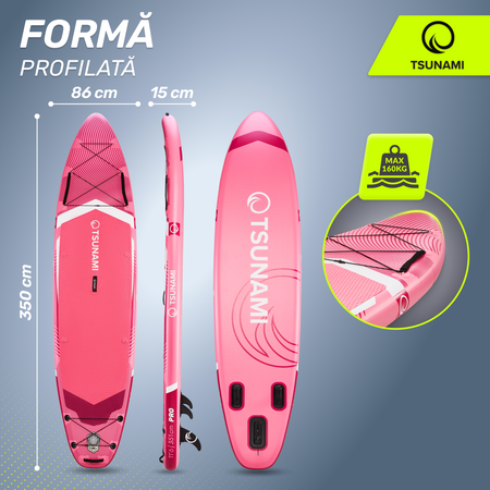 TSUNAMI PRO SUP deszka, 350 cm, T10