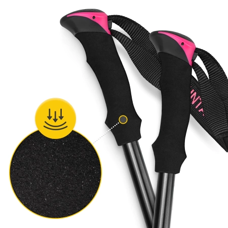 Mountain Goat PEAK+ nordic walking túrabot, rózsaszín