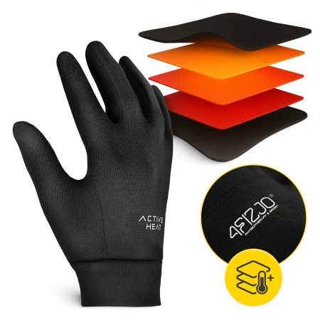 Hővédő kesztyű - méret S/M, fekete