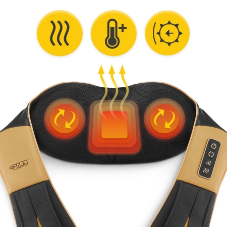 SHIATSU ULTRA+ nyak- és nyakmasszírozó, arany