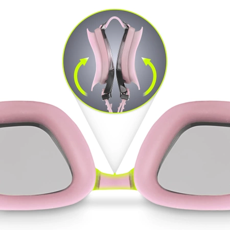 TSUNAMI úszószemüveg rózsaszín