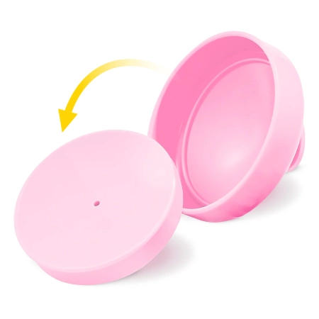 Fejbőrmasszírozó kefe, rózsaszín