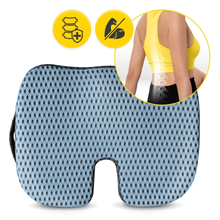 Ortopéd ülőpárna, kék