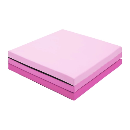 Összehajtható tornamatrac, rózsaszín