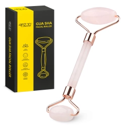 Természetes rózsakvarc arcgörgő