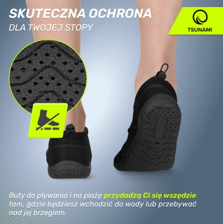 TSUNAMI Slip-on vízicipő, 34-es méret