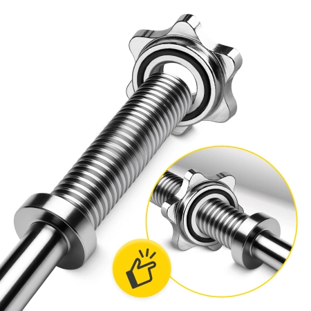 Fém csavaros bilincsek 25 mm-es nyakhoz, 2 db.