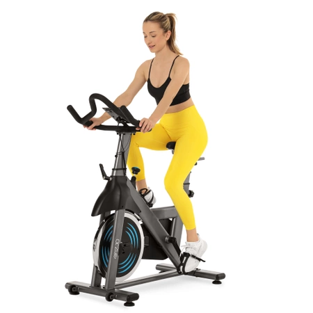 RACING spinning szobakerékpár, szürke