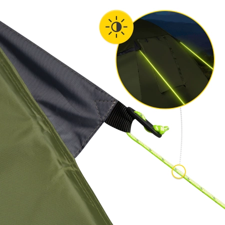 Mountain Goat PRIME TRIO túrasátor, zöld