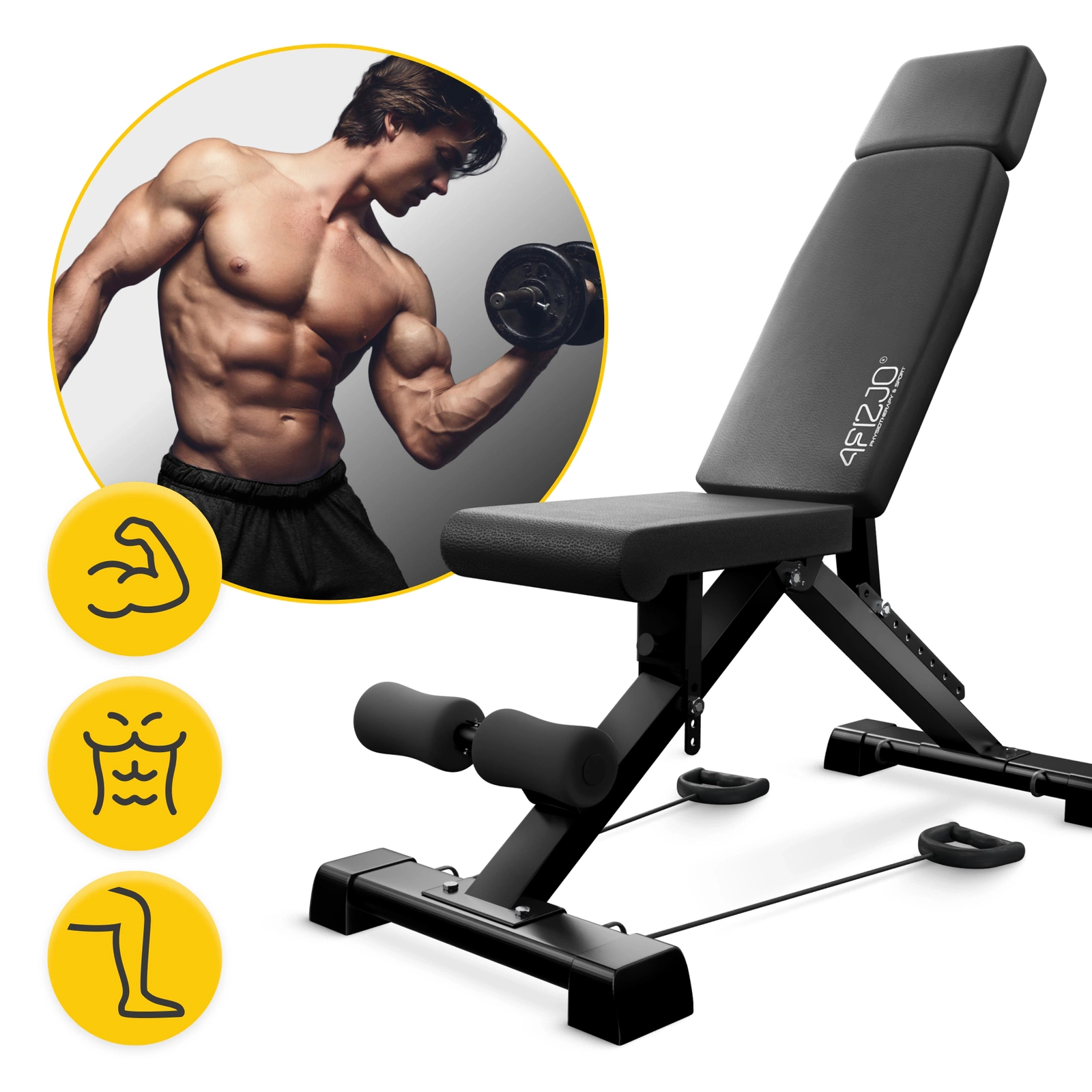 Ławka do treningu siłowego regulowana