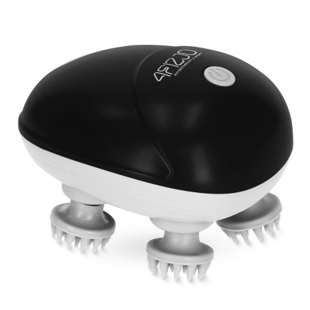 Elektromos vízálló fejmasszírozó, fekete