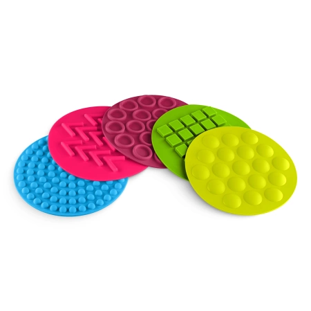 Érzékszervi korongok gyerekeknek, 25 cm, 10 darabos készlet