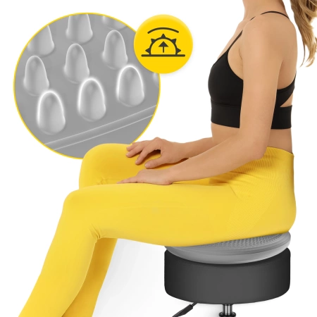 MED+ egyensúlyozó párna, 33 cm, szürke