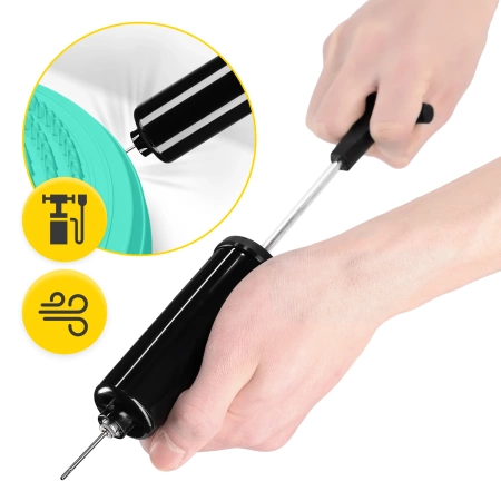 MED+ szenzomotoros párna, 33 cm, türkizkék