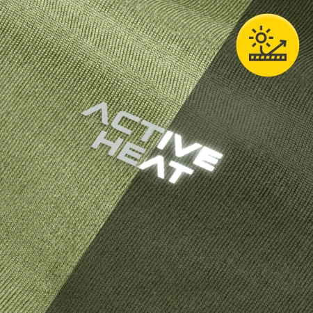 Unisex termikus hosszú ujjú póló – zöld, S méret