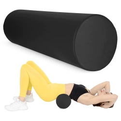 Masszázs henger, 100 x 30 cm, fekete