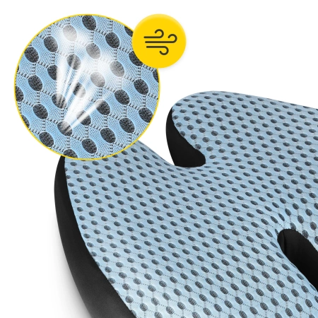 Ortopéd háttámasz párna, kék