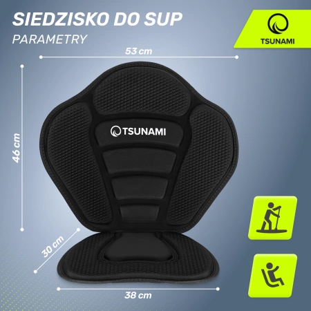 TSUNAMI háttámlás ülés SUP deszkához