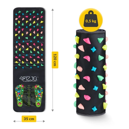 Kavicsos talpmasszírozó szőnyeg, 120 x 35 cm