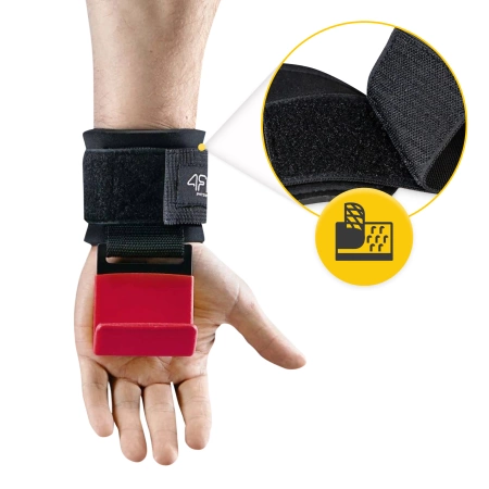 Húzódzkodó fogantyú, piros