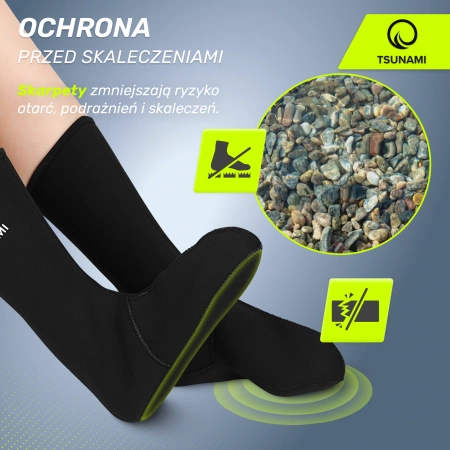 Neoprén zokni jégfürdőhöz, 40/41