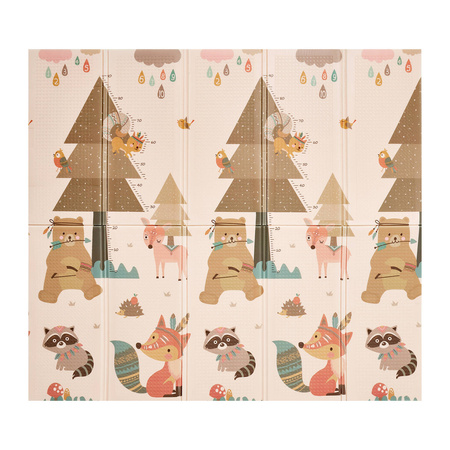 „Erdei Királyság” csecsemő oktató puzzle szőnyeg, 200 x 180 cm