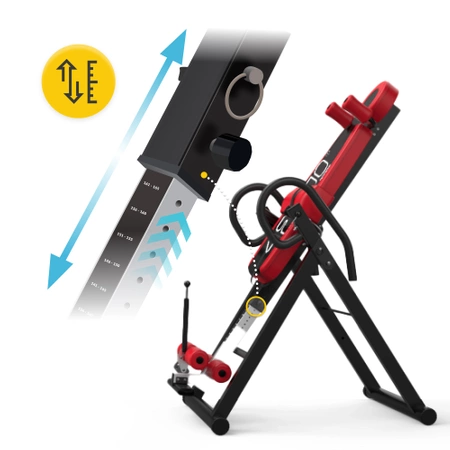 Gerincnyújtó pad, piros