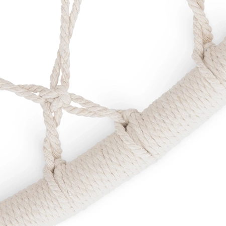 Párnával ellátott BOHO kerti hinta, bézs