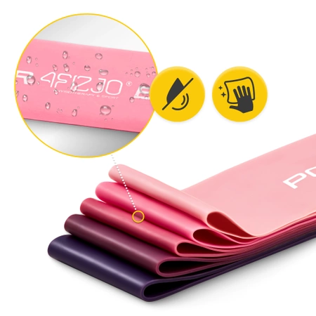 MINI POWER BAND erősítő gumiszalag szett, 5 db