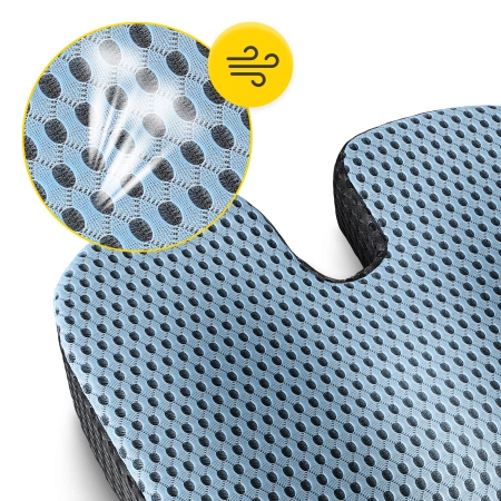 Ortopéd ülőpárna, kék