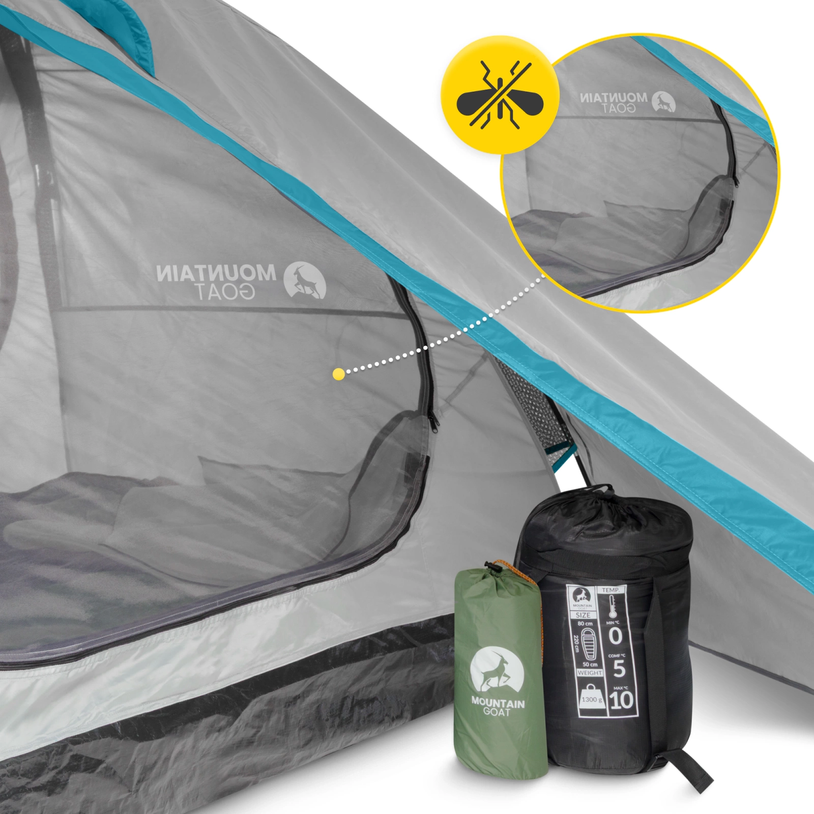 namiot turystyczny lekki trzyosobowy z przedsionkiem