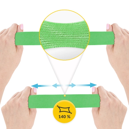 Kineziológiai tapasz Kinesio Tape, 5 m x 5 cm