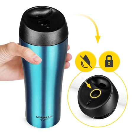 Mountain Goat TRAVEL 380 ml kék termoszcsésze