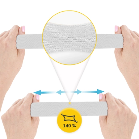 Kineziológiai tapasz Kinesio Tape, 5 m x 5 cm